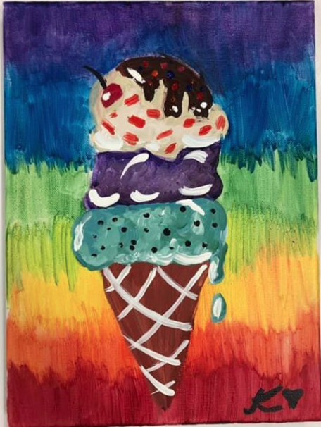 Kiids Art Night- Ice-Cream Party!
