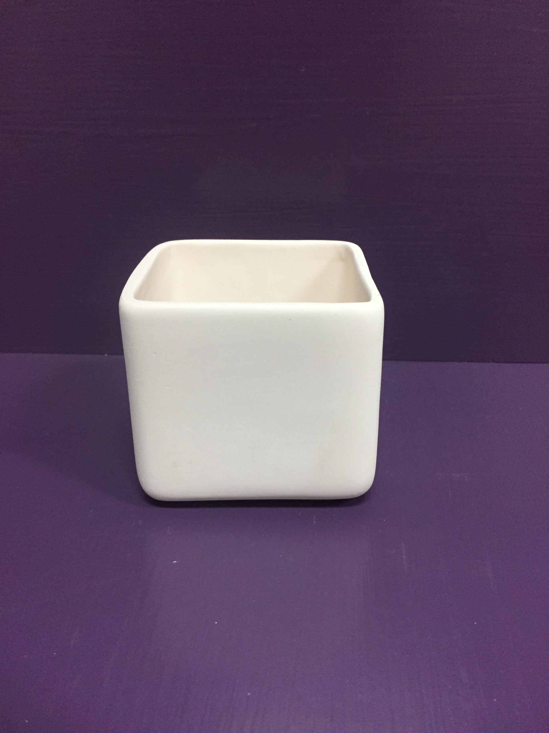 Small Square Planter Pottery To-Go - Fused Glass | Pottery Painting ...