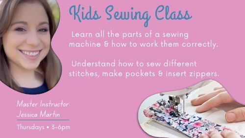 Kids Sewing Class- March