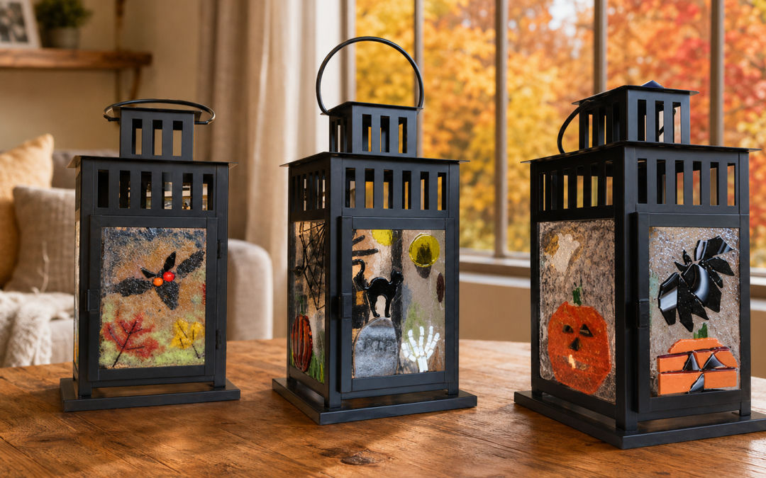 Fused Glass Fall/Halloween Lantern Workshop